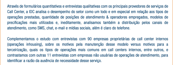 Brazil Call Center Services 2011 